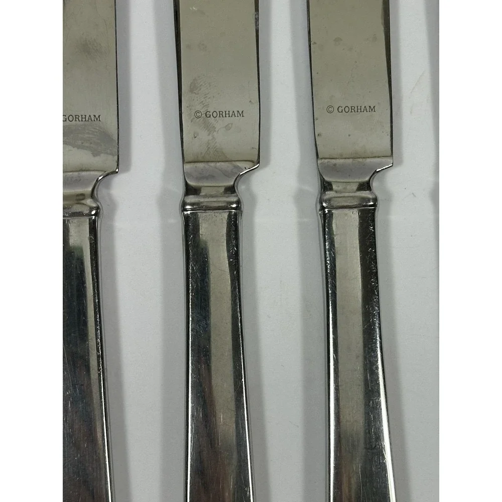 Gorham Lady Anne Signature Dinner Knives Set Of 8 Renaissance-Style